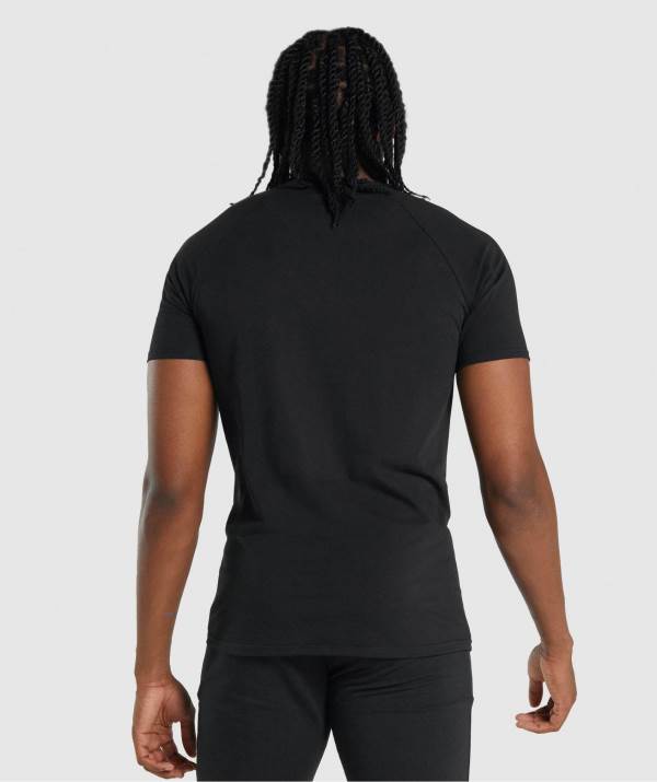 Panske Tricka Gymshark Critical 2.0 Čierne | SL8193250
